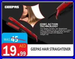 United Hypermarket GEEPAS Hair Appliances offer