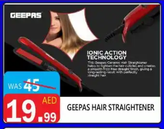 United Hypermarket GEEPAS Hair Appliances offer