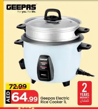 Mark & Save GEEPAS Rice Cooker offer