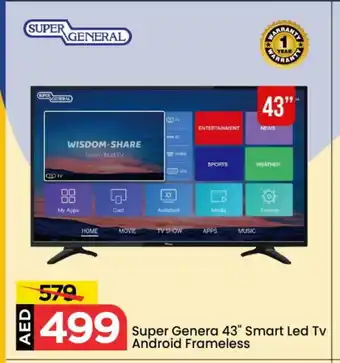 Mark & Save SUPER GENERAL Smart TV offer