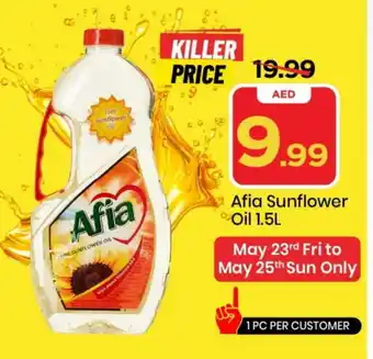 Mark & Save AFIA Sunflower Oil offer