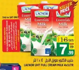 Hashim Hypermarket LACNOR Full Cream Milk offer