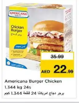 Nesto AMERICANA Chicken Burger offer