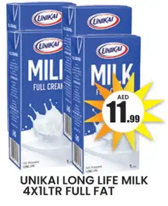 Zain Hypermarket UNIKAI Long Life / UHT Milk offer