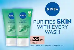 Géant Nivea face wash assorted offer
