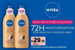 Géant Nivea body lotion assorted offer