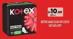 Géant Kotex maxi slim sw coco offer