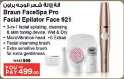 Géant Braun FaceSpa Pro Facial Epilator Face 921 offer