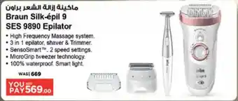 Géant Braun Silk-épil 9 SES 9890 Epilator offer