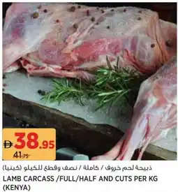 Géant Lamb carcass /full/half and cuts offer