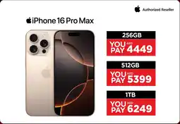 Emax iPhone 16 Pro Max 256 GB offer