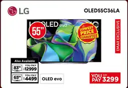 Emax LG OLED55C36LA offer