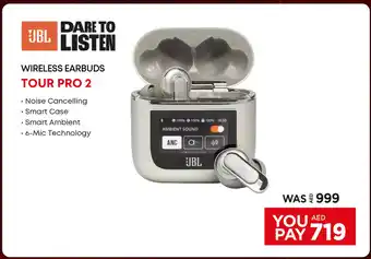 Emax JBL Listen Wireless Earbuds Tour Pro 2 offer