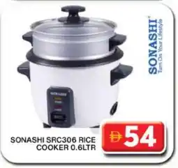 Grand Hyper Market SONASHI Rice Cooker offer