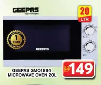 Grand Hyper Market GEEPAS Microwave Oven offer