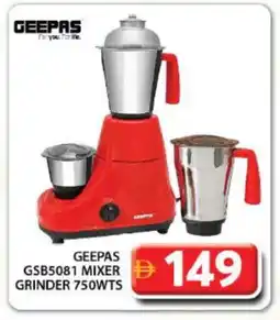 Grand Hyper Market GEEPAS Mixer / Grinder offer