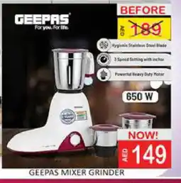 Mango Hypermarket LLC GEEPAS Mixer / Grinder offer