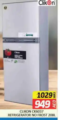Mango Hypermarket LLC CLIKON Refrigerator offer