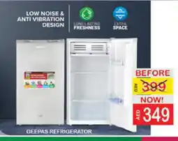Mango Hypermarket LLC GEEPAS Refrigerator offer