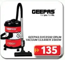 Grand Hyper Market GEEPAS Vacuum Cleaner offer