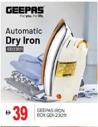 Talal Market GEEPAS Ironbox offer