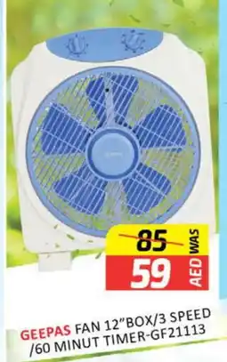 Al Madina GEEPAS Fan offer