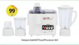 Bigmart GEEPAS Food Processor offer