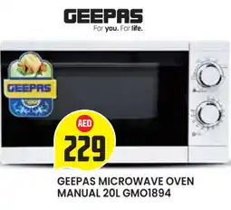 Baniyas Spike Hypermarket GEEPAS Microwave Oven offer