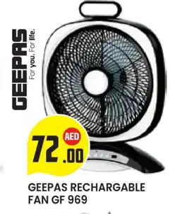 Baniyas Spike Hypermarket GEEPAS Fan offer