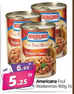 Al Madina Hypermarket AMERICANA Fava Beans offer