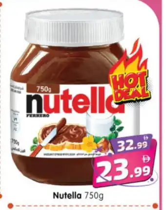 Al Madina Hypermarket NUTELLA Chocolate Spread offer