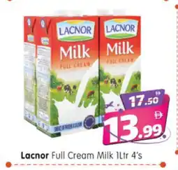 Al Madina Hypermarket LACNOR Full Cream Milk offer