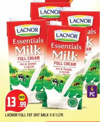 Baniyas Spike Hypermarket LACNOR Long Life / UHT Milk offer