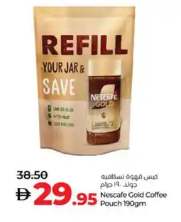 Lulu Hypermarket NESCAFE GOLD Coffee offer