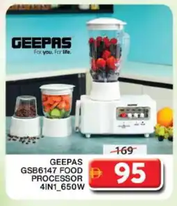 Grand Hyper Market GEEPAS Food Processor offer