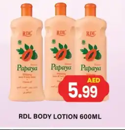 Gulf Hypermarket RDL Body Lotion & Cream offer