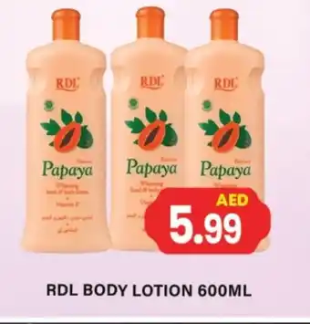Gulf Hypermarket RDL Body Lotion & Cream offer