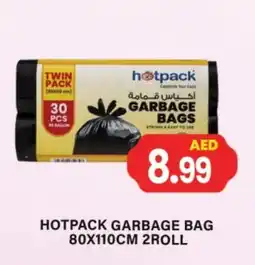 Gulf Hypermarket HOTPACK Garbage / Trash Bags offer