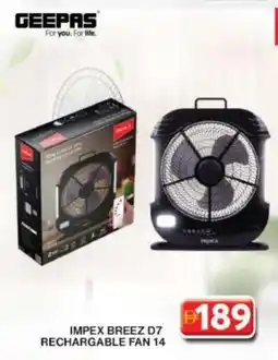 Grand Hyper Market GEEPAS Fan offer