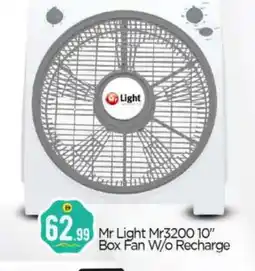 Bigmart MR. LIGHT Fan offer