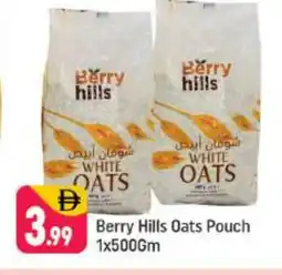 Shaklan BERRY HILLS Oats offer