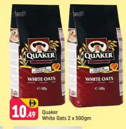 Shaklan QUAKER Oats offer