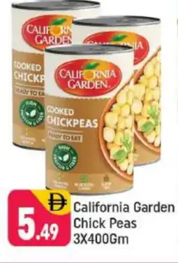 Shaklan CALIFORNIA GARDEN Chick Peas offer