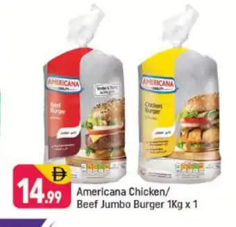 Shaklan AMERICANA Chicken Burger offer