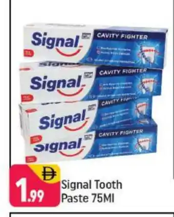 Shaklan SIGNAL Toothpaste offer