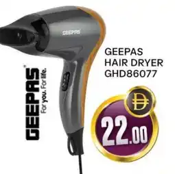 Al Madina GEEPAS Hair Appliances offer