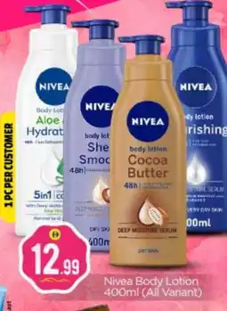 Bigmart Nivea Body Lotion & Cream offer