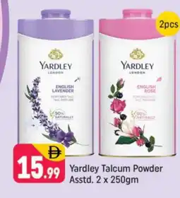 Shaklan YARDLEY Talcum Powder offer