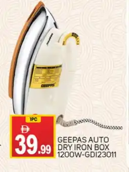 Talal Market GEEPAS Ironbox offer