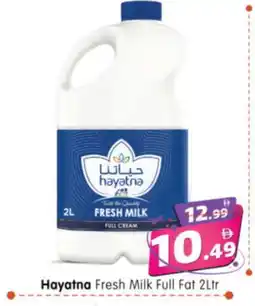 Al Madina Hypermarket HAYATNA Full Cream Milk offer